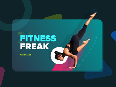 Fitness Card app appdesign exercice fitness app flat fonts illustration ui ux visual designs