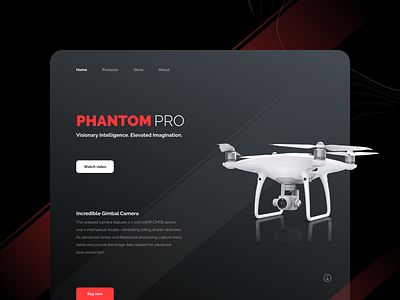 Drone - Web Concept