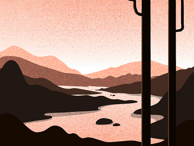 Landscape - 01 art design digitalart illustration illustrator vector vector art visual designs web