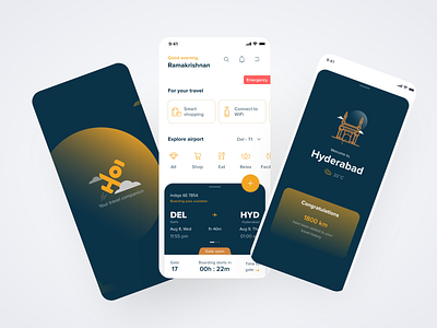 HOI - Your Travel Companion App Design