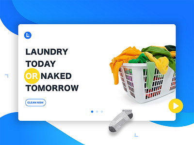 It's time for Laundry interactions uiux visual designs