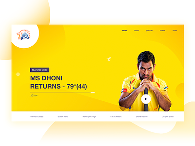 CSK Dhoni features Mood bord concept cricket csk dhoni ipl world cup