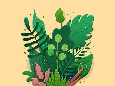 Plants design design art illustration illustratonart interactions minimal motherearth nature vector