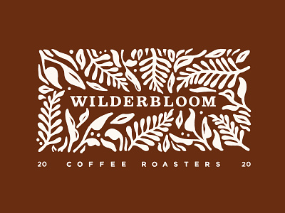 Wilderbloom Full Logo arizona artwork bloom coffee company design graphic illustration logo nature roasters typography wild wilderenss