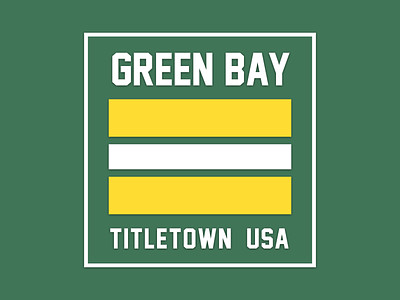 Green Bay football green green bay illustration logo packers