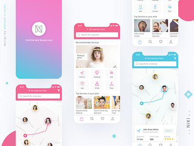 Niki App androoid freelance ios mobile ui design ui ui design ux