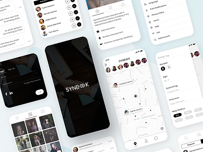 Social App android app apple clean color design freelance ios logo mobile mobile ui design social app social media social network ui ux