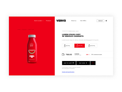 Product page UI design branding buy now design fruit idea inspiration inspirational interactive mockups product design ui