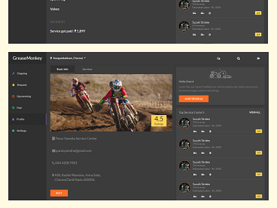 Greasemonkey - #5 Profile chennai creative design dashboard landing page uiux web design website