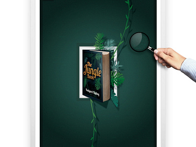 Jungle book, book cover and poster design book cover design illustraion illustration typography