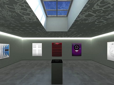 Virtual Reality Word Gallery art gallery typogaphy vr