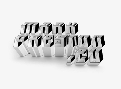markpreston.eu Typography 3d type design typography
