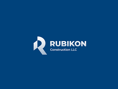 Rubikon Logotype Concept branding construction design logo logodesign logotype minimal