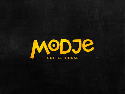 Modje Logotype for Coffee House branding coffee coffee shop design house logo logodesign logotype