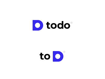 todo Logotype app applogo branding design flat illustrator logo logodesign logotype