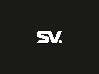 SV. Logotype branding design illustrator logo logodesign logotype minimal sv vector