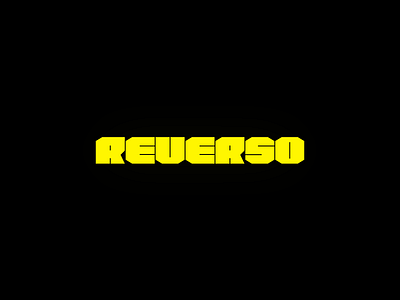 Reverso Logotype design dj flat logo logodesign logotype minimal reverb reverse type