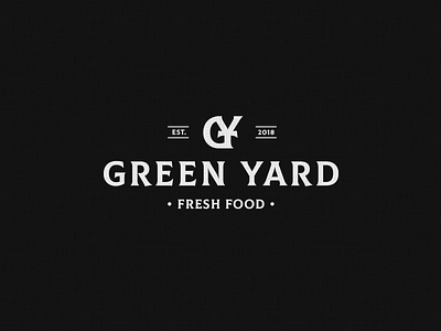 Green Yard logotype branding food fresh green logo logodesign logotype yard