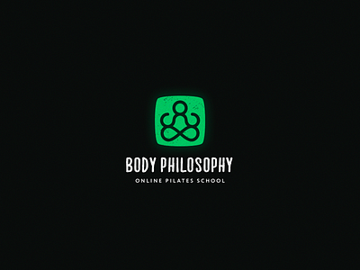 Body Philosophy Logotype body branding design logo logodesign logotype philosophy pilates school yoga