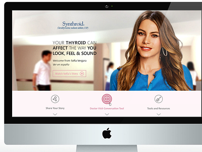 Synthroid Prallax Scrolling Website Landing Page