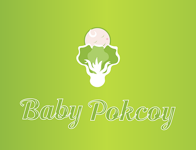 Baby Pokcoy animation branding graphic design logo