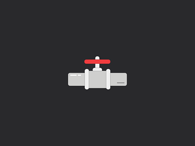 Pipe it down extension icon illustration pipe valve