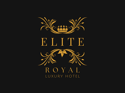 Gold Exclusive Royal Luxury Hotel Logo