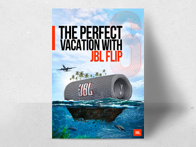 JBL Flip Flyer Design design flyer graphic design jbl photoshop poster