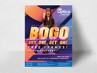 Optica Poster Design design flyer graphic design photoshop