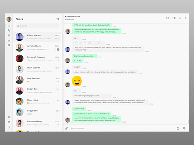 Daily UI :: 013 Direct Messaging