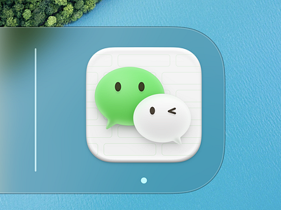 Big Sur Icon for WeChat app big sur icon im logo massage social media wechat