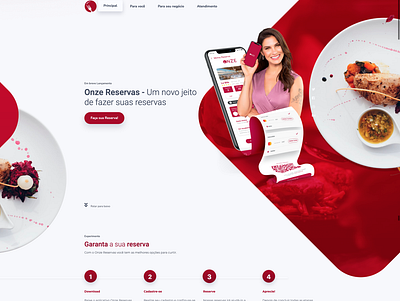 Onze Reservas adobe xd app brazil design landingpage reservas sheepideas uxdesign