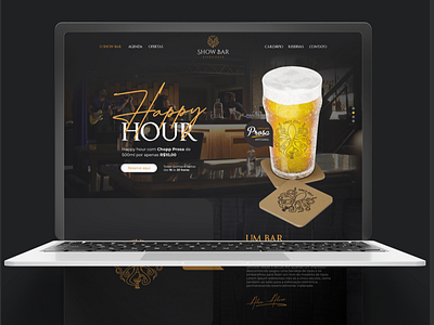 Show Bar Brazil adobe xd bar brazil design landingpage pub sheepideas ui uxdesign