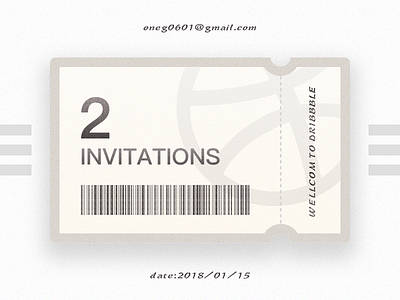 2x Dribbble Invites