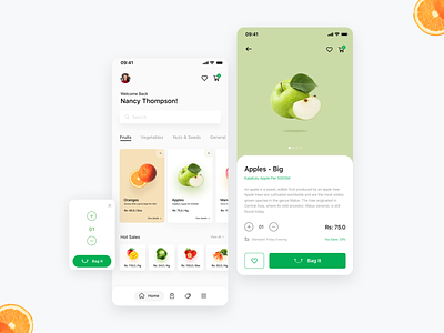 Dukandar App app app design delievery design ecommerce app food foodapp fruits ios order online store ui uidesign ux uxdesign vegetables