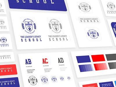 The Leader's Legacy School – Brand Identity brand brand design brand identity brandguidelines branding branding design color shape logo stylguide typeface
