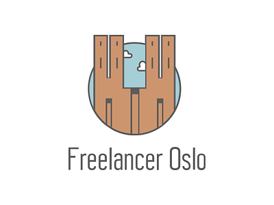 Freelancer Oslo Meetup Group Logo illustration logo oslo