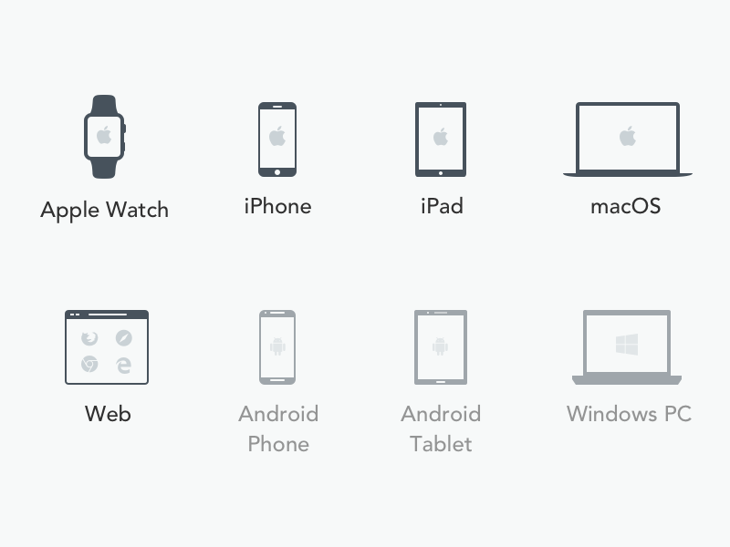 Platform icons