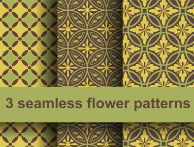 seamless flower pattern.