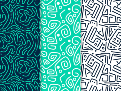 Rounded lines pattern collection