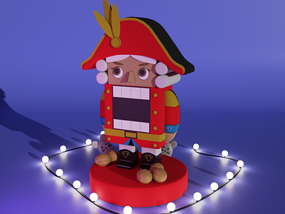 Nutcracker 3d 3dblender blender blender3d blenderrender illustration