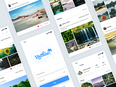 Xinchao! - Travel application android app design design travel travel app travel application travel ui vietnam xinchao