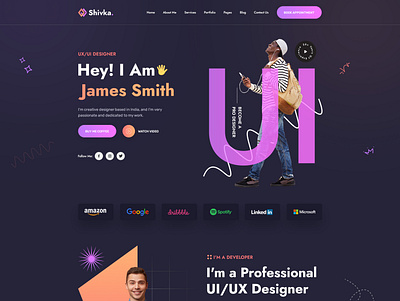 Portfolio Design app branding design graphic design illustration logo typography ui ux vector