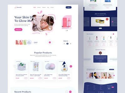 Skin care Web UI