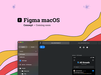 Figma macOS concept preview