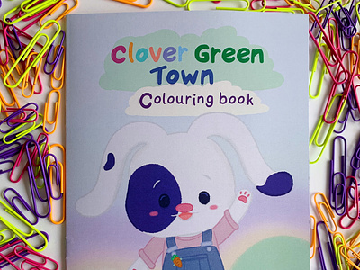 Clover Green Tow colouring book [Clover Green Town stationery]