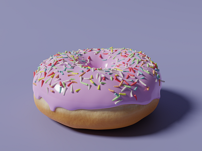 Donut 3d design