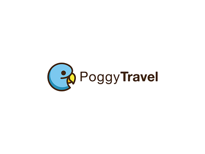 Poggy Travel branding graphic design illustration logo