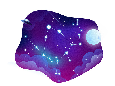 Constellation Ophiuchus constellation illustration moon ophiuchus sky space ufo