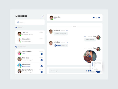 Messenger - work test